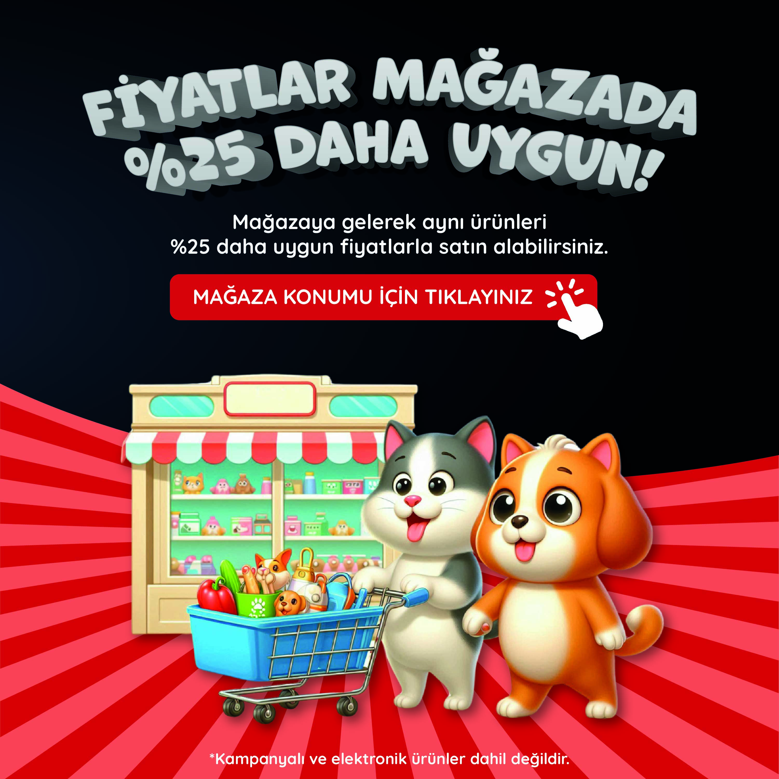Mağaza İndirimi - Mobil