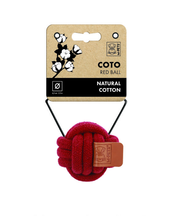  COTO RED BALL 6,5CM ÖRGÜ TOP OYUNCAK  BRSP-10662505 -1