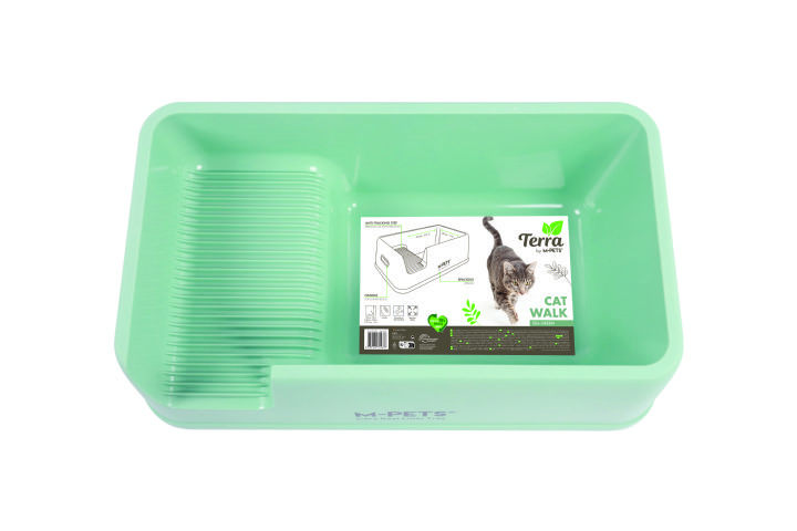  TERRA CAT WALK AÇIK KEDİ TUVALETİ SEA GREEN BRSP-20119803 -2