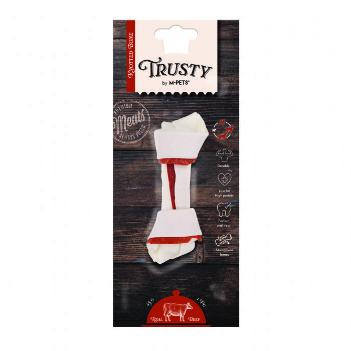  TRUSTY BEEF DÜĞÜMLÜ KEMİK 45GR/12,7CM BRSP-19046599  -1