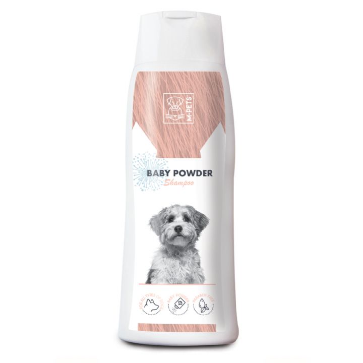 brsp 10120199 M-PETS DOG SHAMPOO BABY POWDER 250ML-1