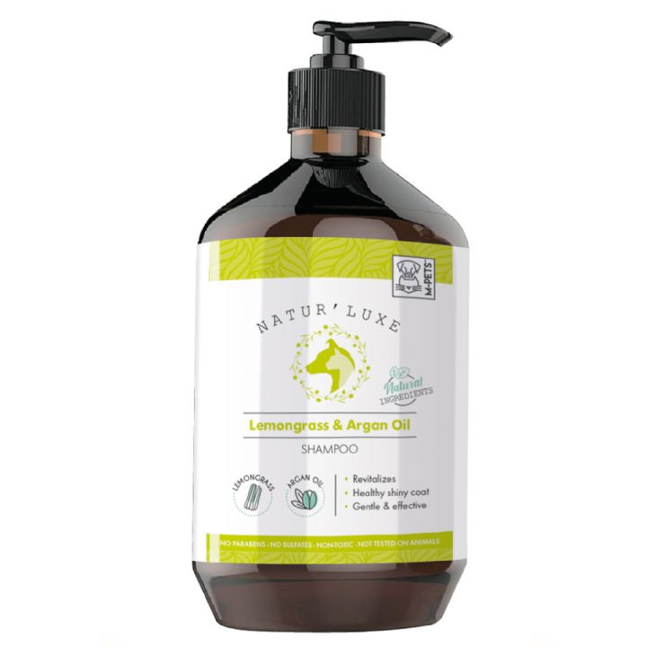 brsp 10123699 M-PETS NATURLUXE DOG SHAMPOO LEMONGRASS & ARGAN OIL 500ML-1