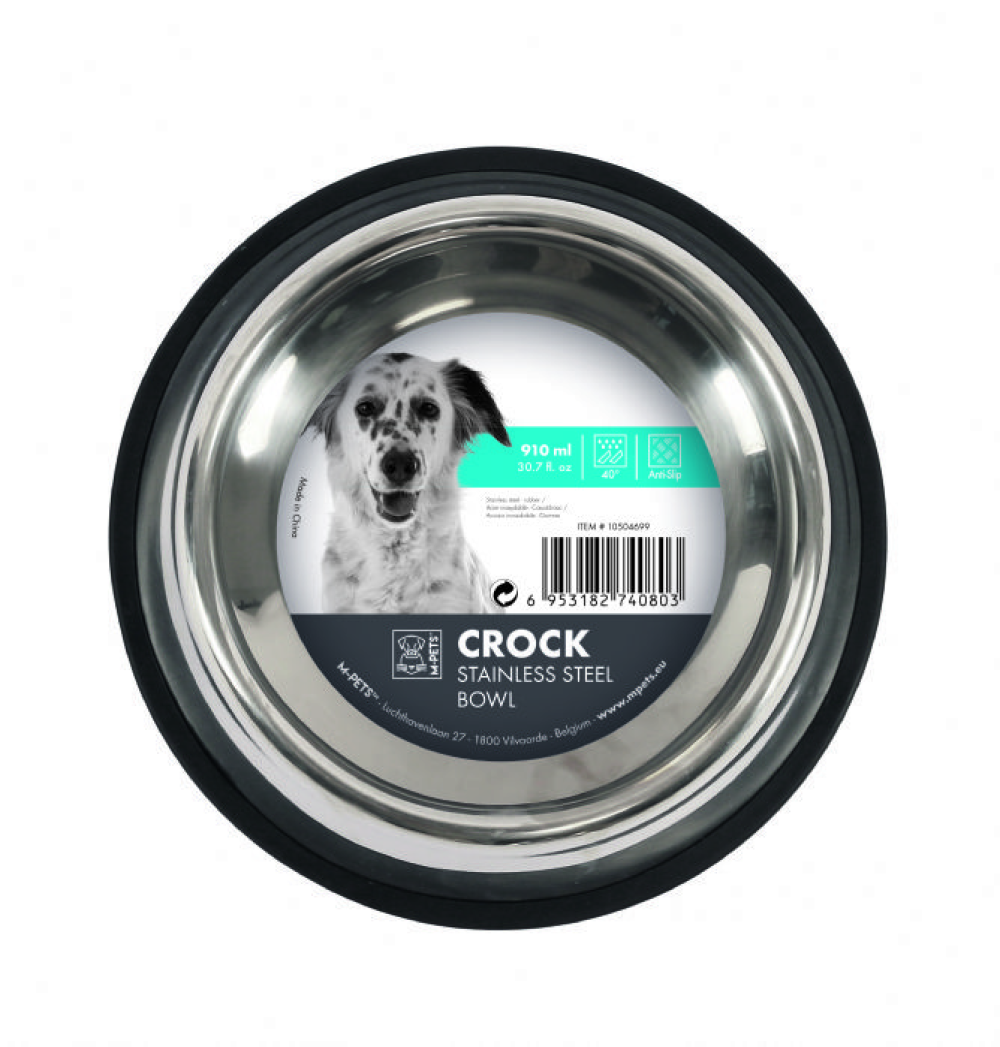 10504699 M-PETS CROCK PASLANMAZ ÇELİK MAMA KABI (L) brsp-1