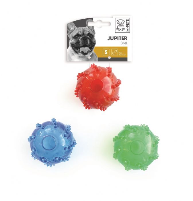 brsp 10608799 M-PETS JUPITER KÖPEKLER İÇİN ÖDÜL HAZNELİ KAUÇUK TOP (S)-1