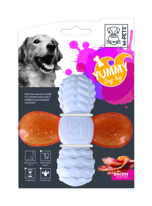 10635399 M-PETS YUMMY CROSS ET AROMALI KAUÇUK KÖPEK OYUNCAĞI brsp-1