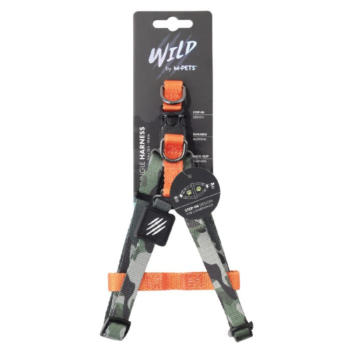 10838799 M-PETS WILD JUNGLE HARNESS (XS) brsp-1