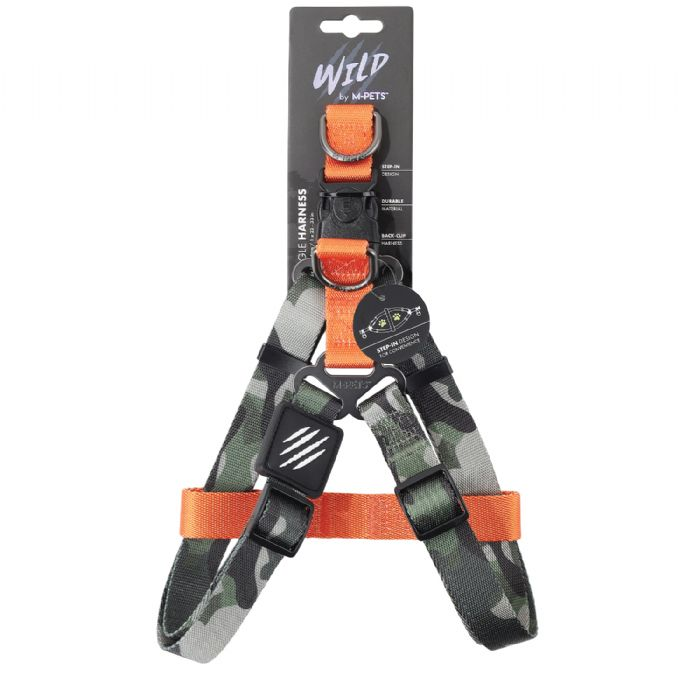 10839099 M-PETS WILD JUNGLE HARNESS (L) brsp-1