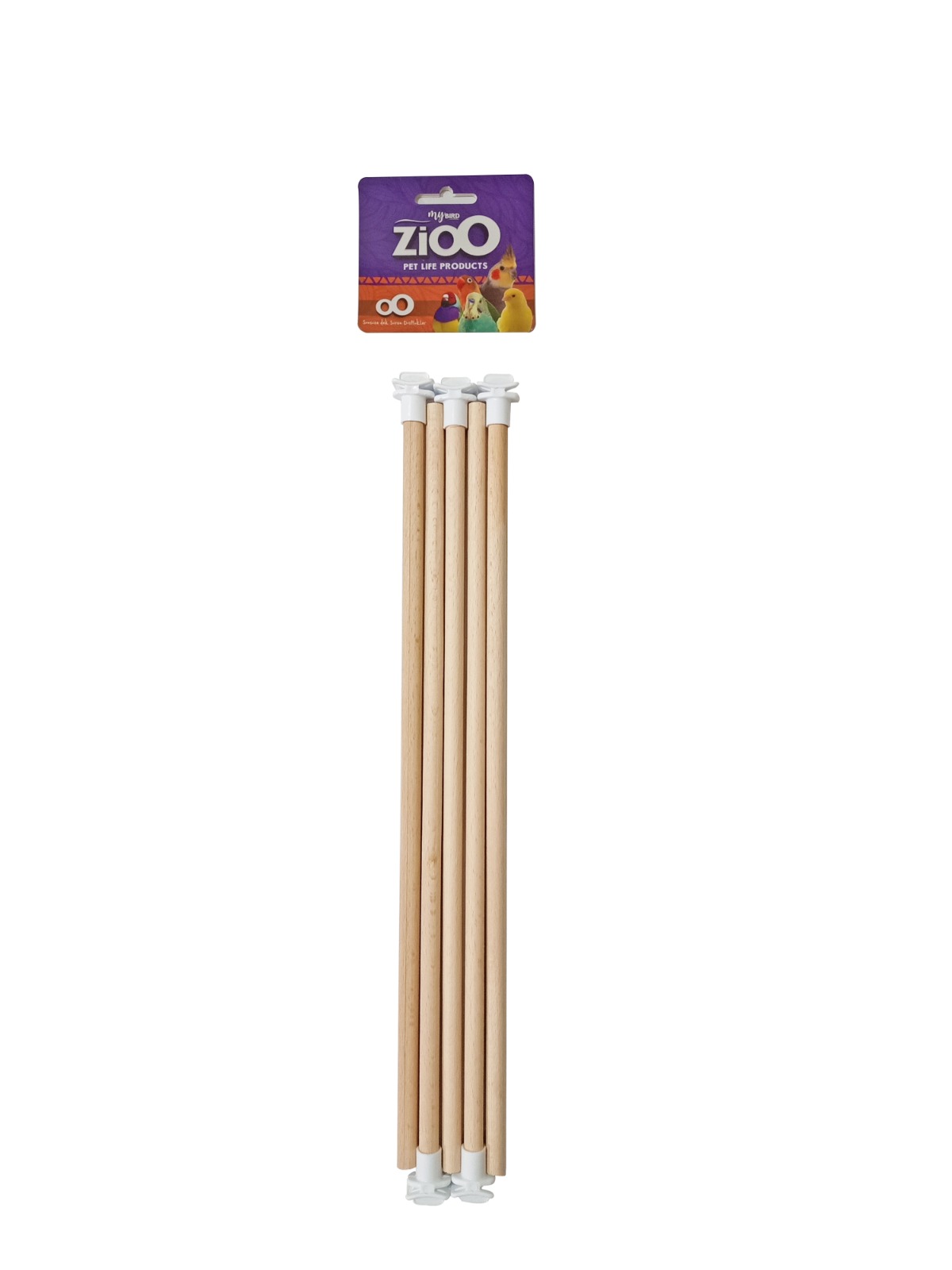 ZioO başlıklı tünek 40cm 5'li paket 1996-1