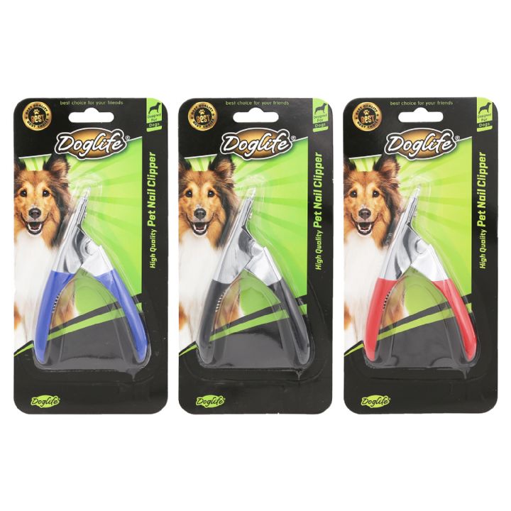 brsp 201002-DOGLİFE KÖPEKLER İÇİN GİYOTİN TIRNAK MAKASI 12CM-1