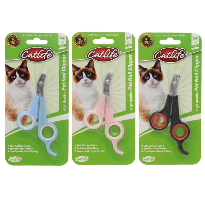 brsp 201014-CATLİFE KEDİLER İÇİN TIRNAK MAKASI 12X6CM MİX-1