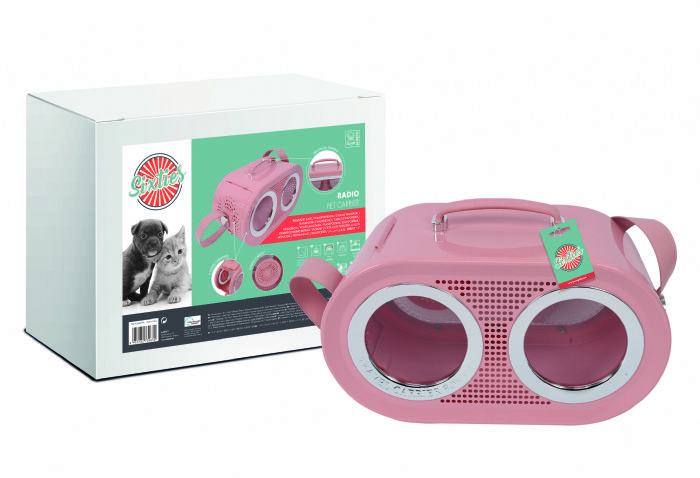 brsp 20401799 M-PETS RADIO TAŞIMA ÇANTASI PİNK 50X23X31CM-1