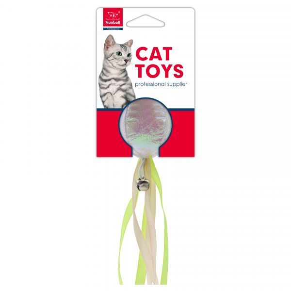 has-520-6015 Nunbell Kedi Oyuncağı Püsküllü Top-1