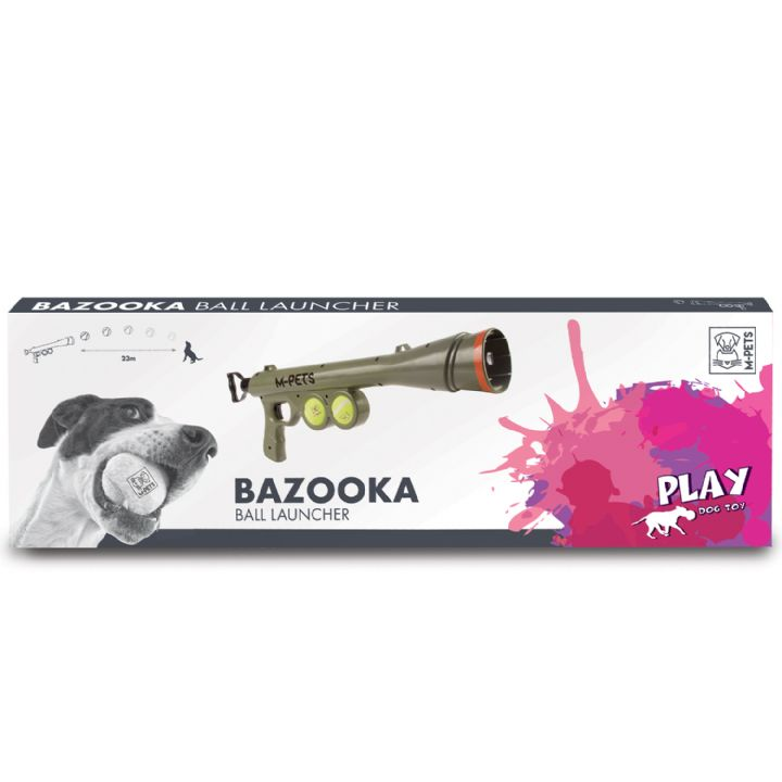 60600199 M-PETS BAZOOKA TOP FIRLATICI KÖPEK OYUNCAĞI brsp-1