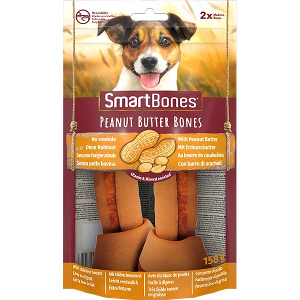 ADP-406-661527 SmartBones Peanut Butter Medium 2pcs KÖPEK ÖDÜL-1