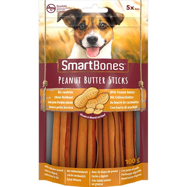 ADP-406-661534  SmartBones Peanut Butter Sticks 5pcs KÖPEK ÖDÜL-1