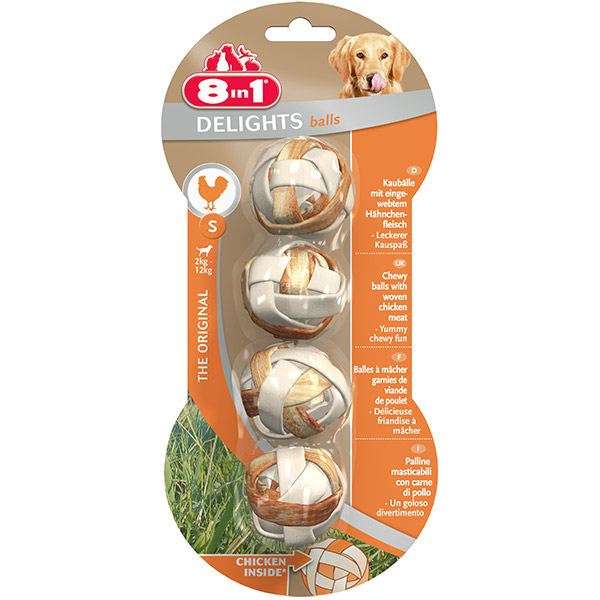 ADP-660398 8 In 1 DELIGHT BALLS  KÖPEK KEMİK ÖDÜL S-1