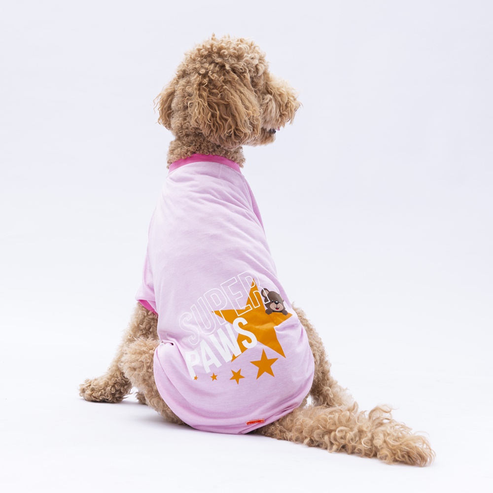 PAW-24754 Pembe Super Paws Büyük Irk Sweat 5XL-1