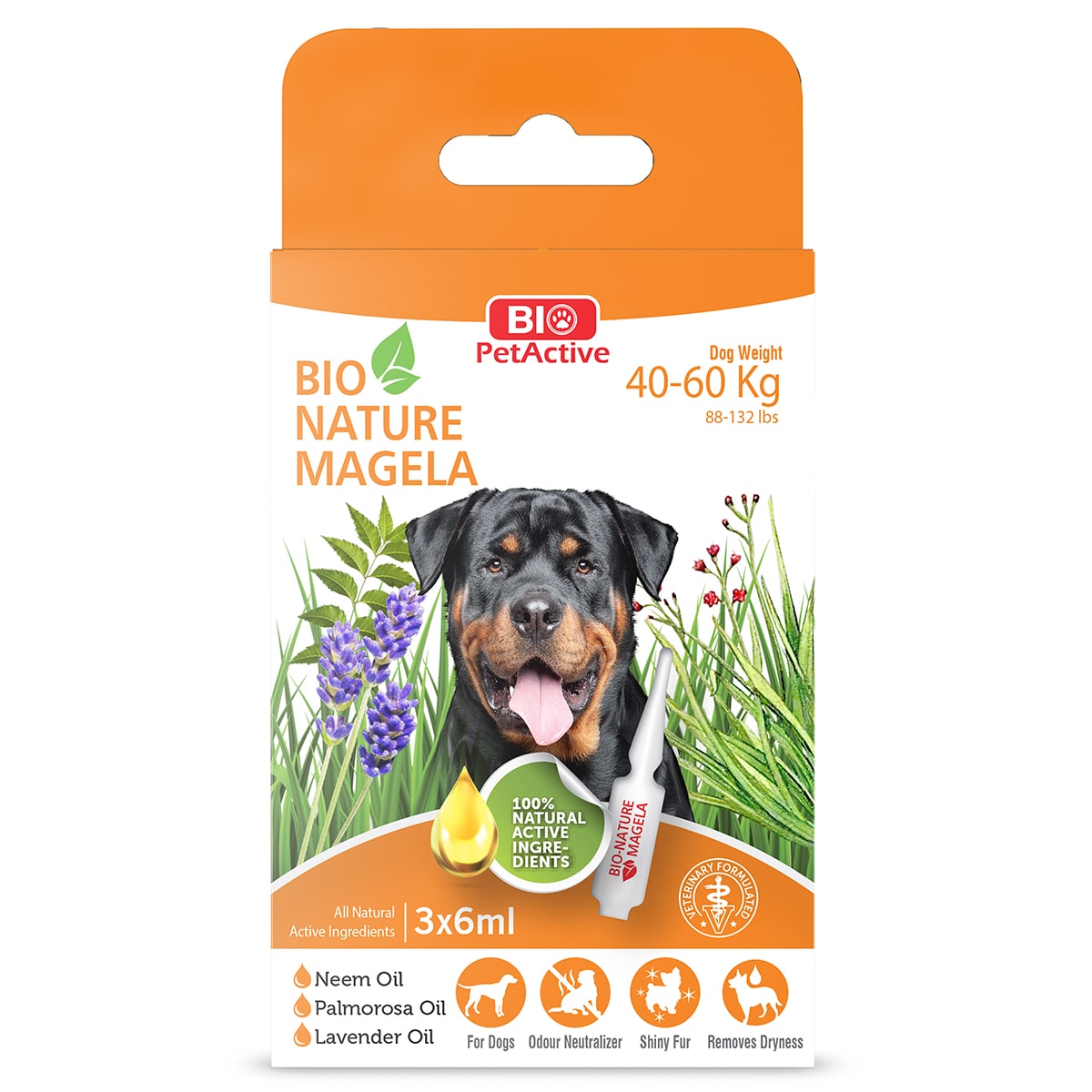 Bio Nature Magela Köpek Dış Parazit Damlası (Bit ve Pire) 40-60 Kg - 6 ml-bpa-1