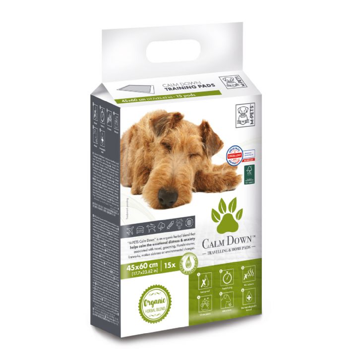 brsp 10111401 M-PETS SAKİNLEŞTİRİCİLİ KÖPEK EĞİTİM ÇİŞ PEDİ M45X60C 15Lİ-1