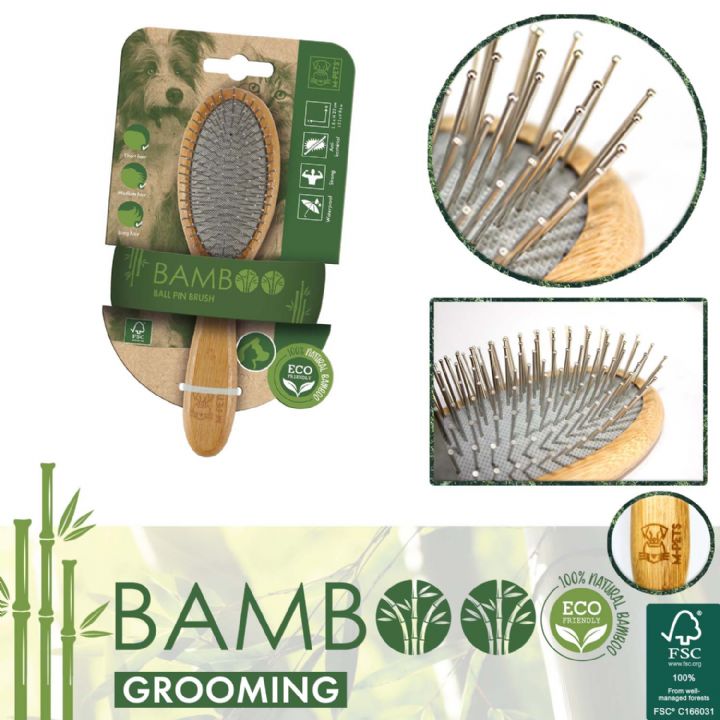 brsp 10119099 M-PETS BAMBOO TEK TARAFLI FIRÇA-1