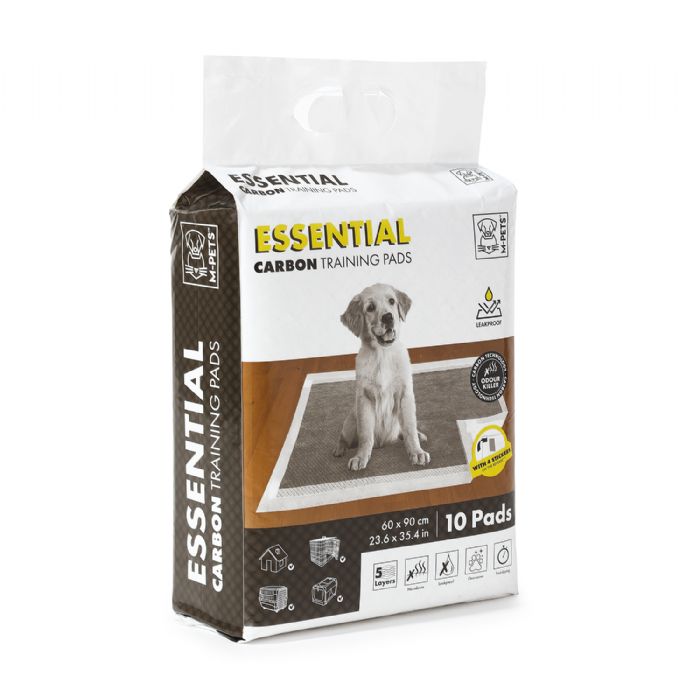 brsp 10168701 M-PETS ESSENTIAL CARBONLU YAPIŞKANLI ÇİŞ PEDİ 60X90CM 10LU-1