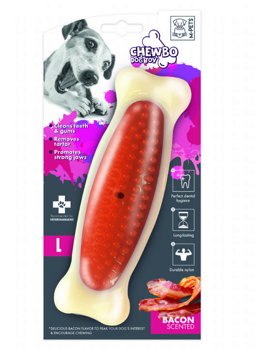 brsp 10632810 M-PETS CHEWBO BONE DENTAL ET AROMALI KÖPEK OYUNCAĞI (L)-1