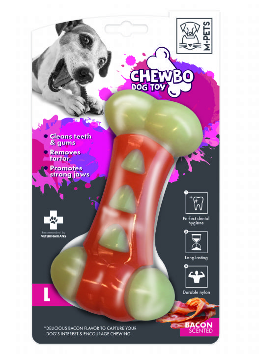 brsp 10633416 M-PETS CHEWBO TRIBONE DENTAL ET AROMALI KÖPEK OYUNCAĞI (L)-1