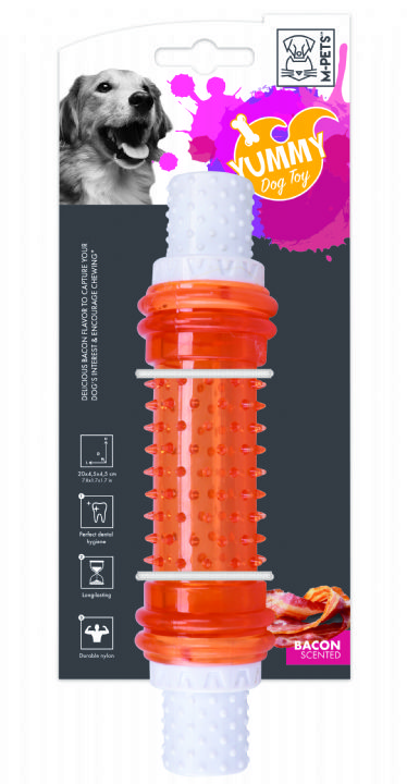 10635499 M-PETS YUMMY STICK ET AROMALI KAUÇUK KÖPEK OYUNCAĞI brsp-1