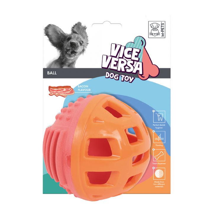 BRSP-10645899 M-PETS VICE VERSA BALL PASTIRMA AROMALI KÖPEK OYUNCAĞI-1