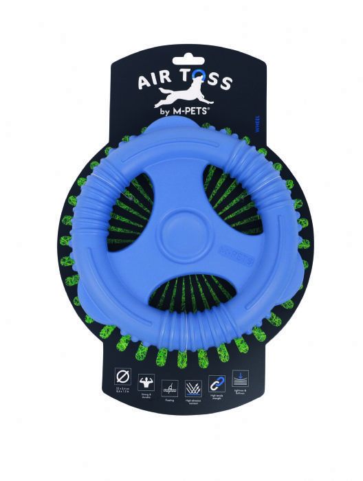 brsp-10657517 M-PETS AIR TOSS WHELL DAYANIKLI SUDA YÜZEN KÖPEK OYUNCAĞI BLUE-1