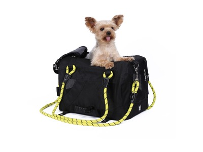 BRSP-10703799 M-PETS 2IN1 REMIX BLACK/YELLOW TAŞIMA ÇANTASI 41X28X28CM-1