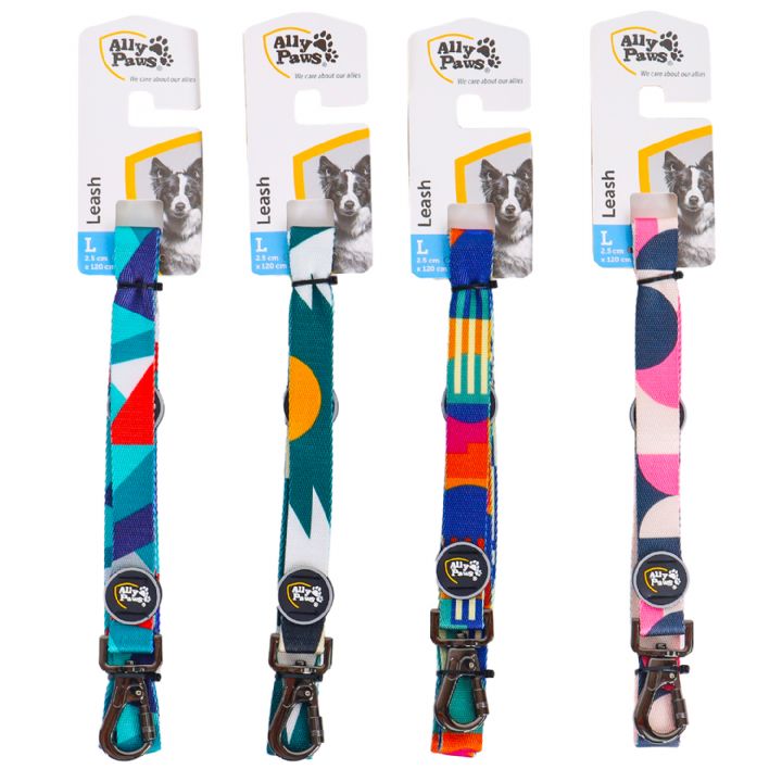 brsp 10729 ALLY PAWS LEASH (L) 2,5CMX120CM-1