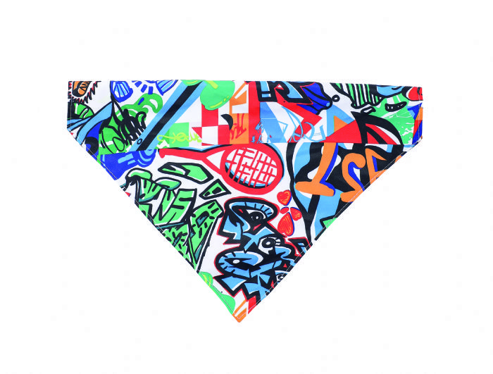 brsp-10839599 M-PETS URBAN STYLE FREESTYLE BANDANA COLLAR (XS)-1