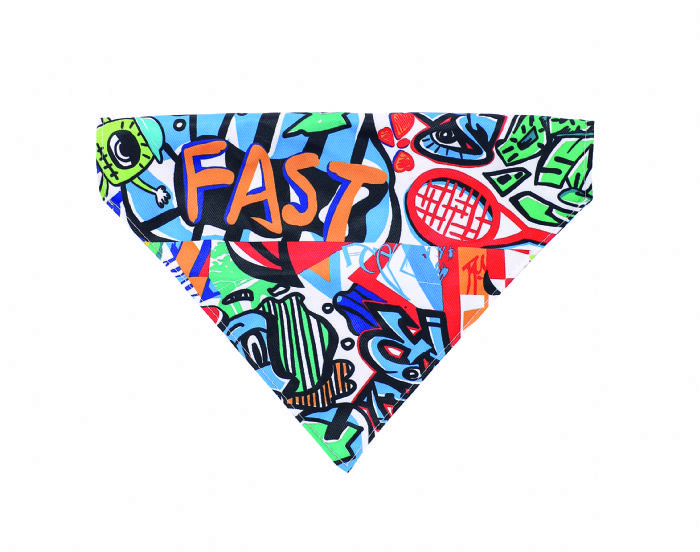 BRSP-10839699 M-PETS URBAN STYLE FREESTYLE BANDANA COLLAR (S)-1