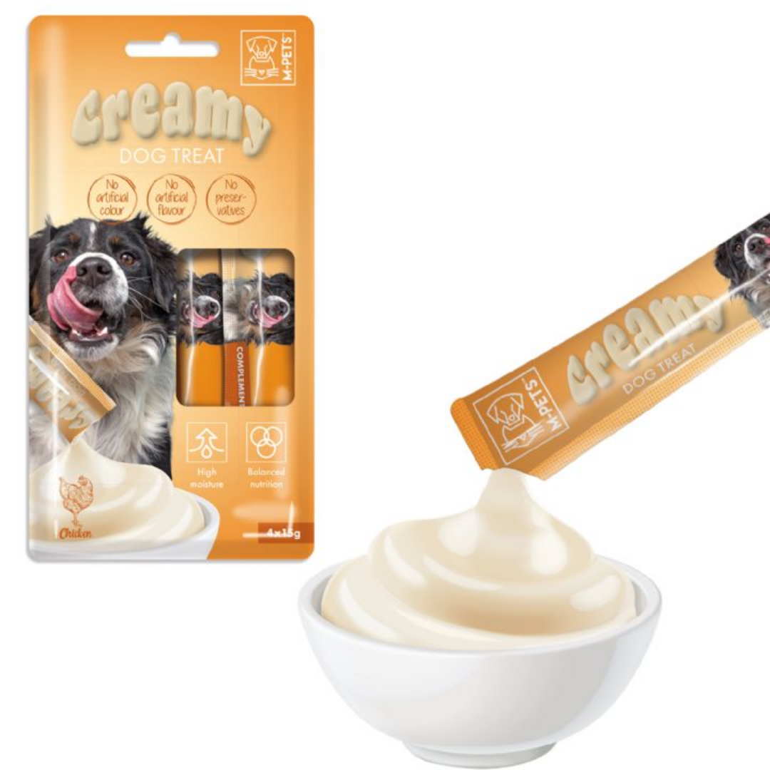 brsp 19039499 M-PETS KÖPEK ÖDÜLÜ CREAMY TAVUKLU 4X15GR-1