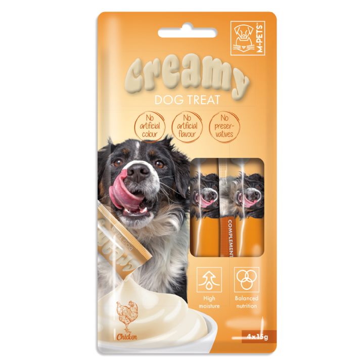 brsp 19039499 M-PETS KÖPEK ÖDÜLÜ CREAMY TAVUKLU 4X15GR-1