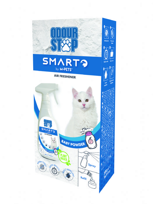 brsp-20104899 M-PETS ODOUR STOP DEODORANT SPRAY BABY POWDER 500ML-1