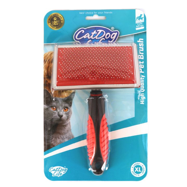 brsp 203706-CAT&DOGLİFE KEDİ VE KÖPEKLER İÇİN TELLİ FIRÇA (XL)-1