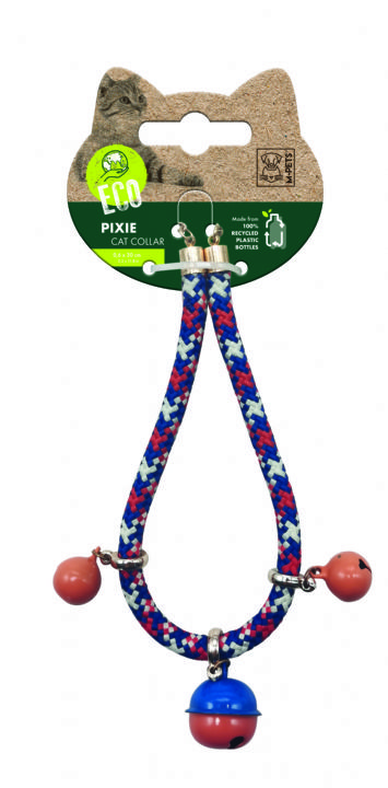 brsp 20800599 M-PETS PIXIE KEDİ BOYUN ZİLLİ TASMASI MİX COLOR-1