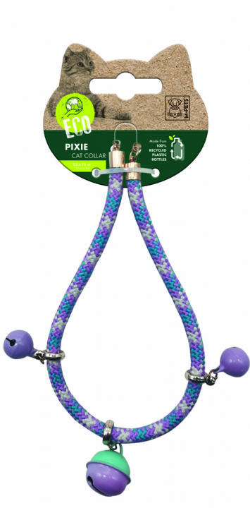 brsp 20800699 M-PETS PIXIE KEDİ BOYUN ZİLLİ TASMASI MİX COLOR-1