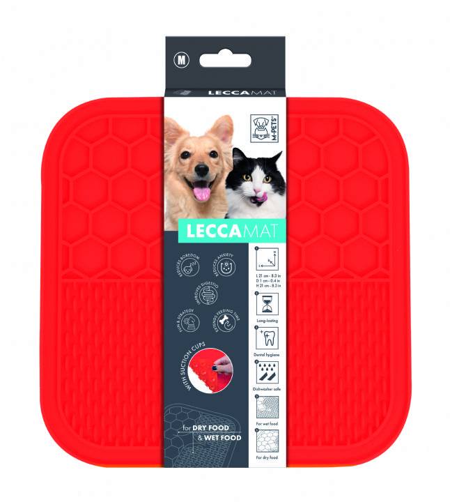 BRSP-60516005 M-PETS LECCA SIVI ÖDÜL MATI KIRMIZI (M)-1