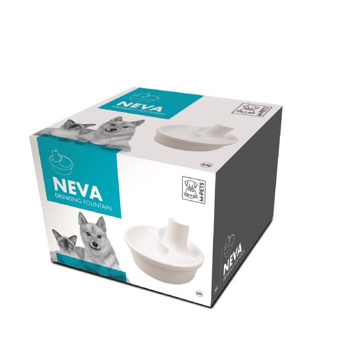 BRSP-60564899 M-PETS NEVA KEDİ/KÖPEKLER İÇİN SU PINARI 4500ML-1