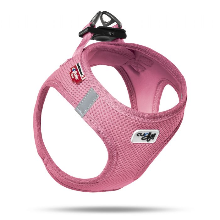 brsp SU1373-CURLI VEST HARNESS AIR-MESH PINK 3XS-1