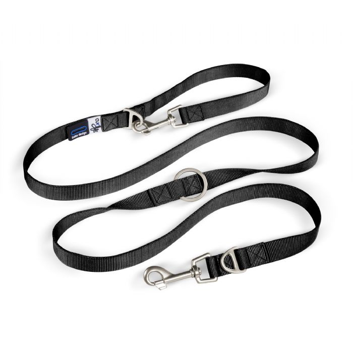 brsp SU1796-CURLI ADJUSTABLE LEASH NYLON BLACK L-1