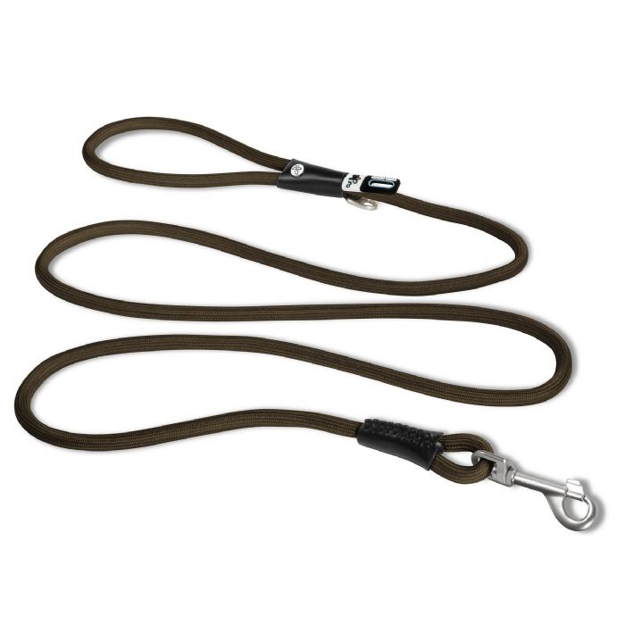 brsp SU2623-CURLI STRETCH COMFORT LEASH BROWN M-1