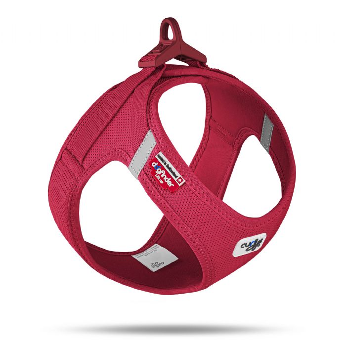 brsp SU2800-CURLI VEST HARNESS CURLI CLASP AIR-MESH RED L-1