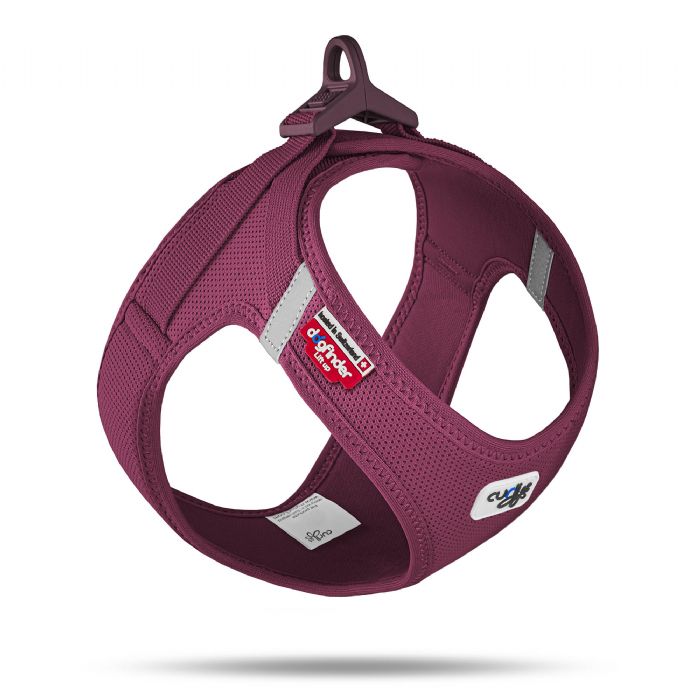 brsp SU2802-CURLI VEST HARNESS CURLI CLASP AIR-MESH RUBY 3XS-1