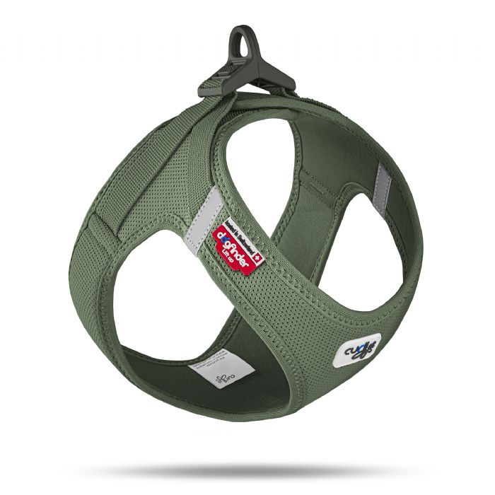 brsp SU2809-CURLI VEST HARNESS CURLI CLASP AIR-MESH MOSS 3XS-1