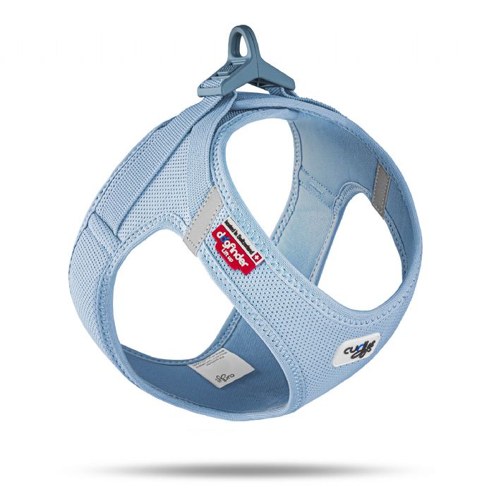 brsp SU2836-CURLI VEST HARNESS CURLI CLASP AIR-MESH SKYBLUE 3XS-1