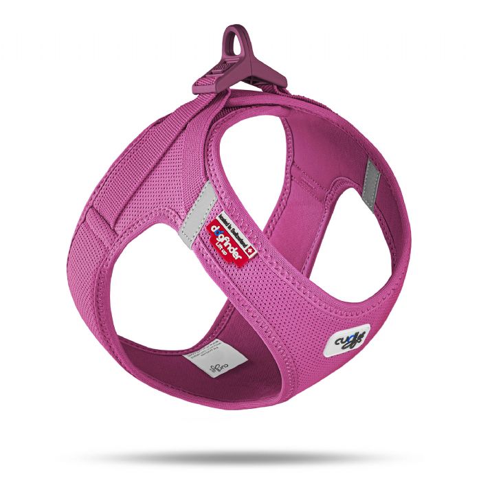 brsp SU2843-CURLI VEST HARNESS CURLI CLASP AIR-MESH FUCHSIA 3XS-1